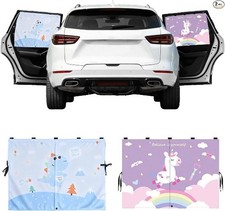 2 PCS Magnetic Car Window Shade for Baby, Easy Installation Side Window Sunshade