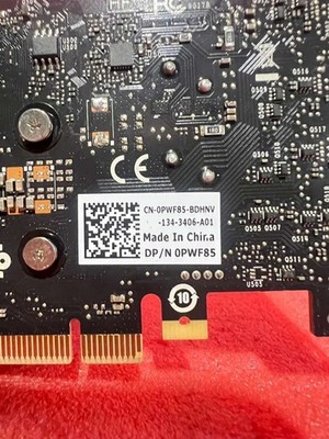 Dell Nvidia Quadro P620 2GB GDDR5 PCIe Graphics Card Dell P/N