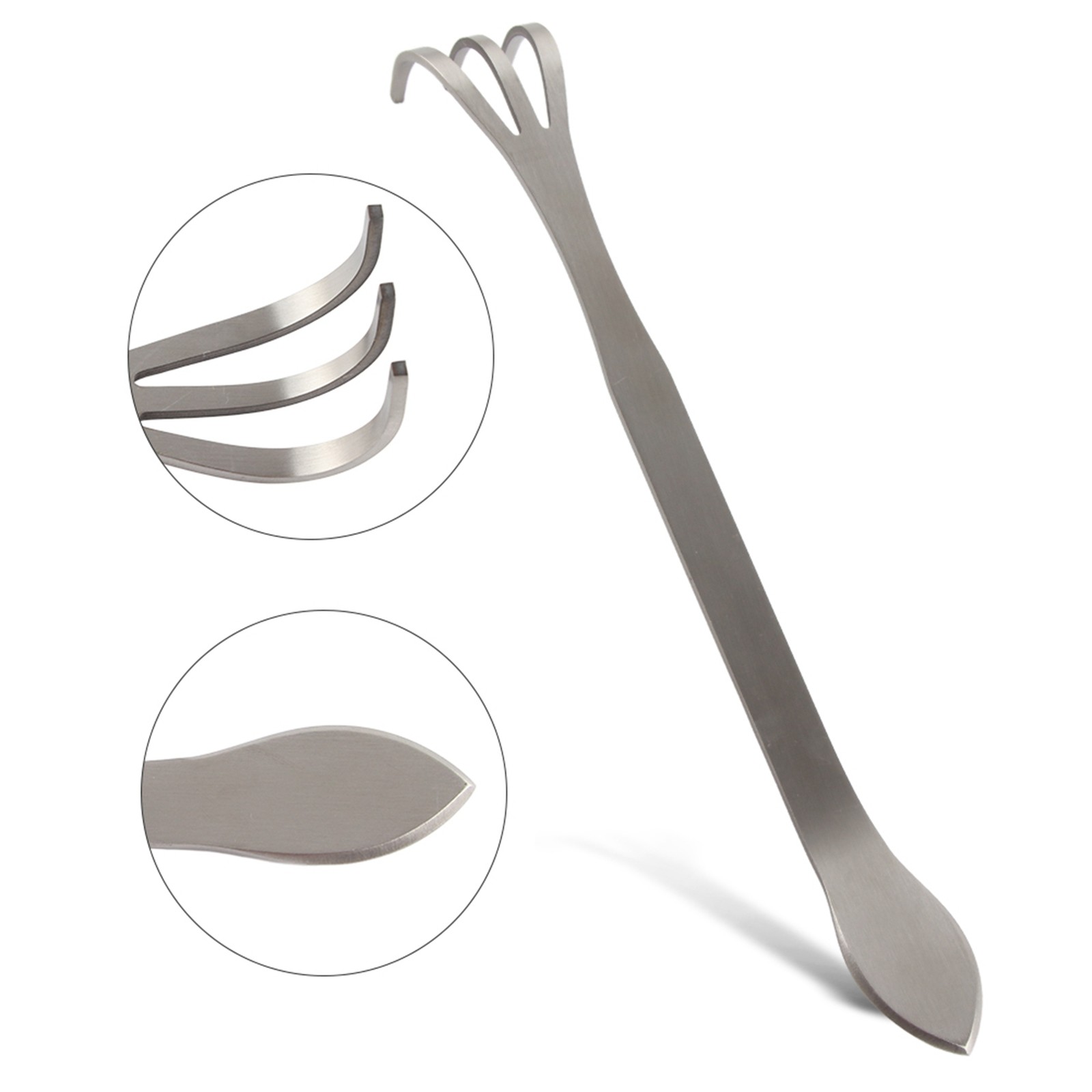 24CM Stainless Steel 3 Tines Plants Pot Rake Gardening Cultivator Soil Far KRI✈️