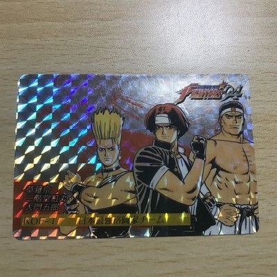 KOF 94 95 Kyo Benimaru Goro Prism Carddass SNK 1994 Rare