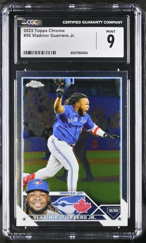 2023 Topps Chrome Vladimir Guerrero Jr. #50 Baseball CGC 9