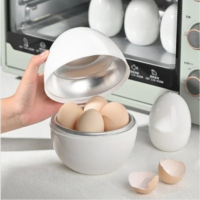 Tragbare Mikrowelle Eierkocher Box zum Kochen von Eiern mit schneller Wärmeübe