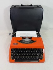 Machine à écrire Brother 210 Orange Révisée Nettoyée Ruban Neuf Années 70s