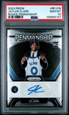 2023-24 Prizm JAYLEN CLARK Rookie Penmanship Auto PSA 10 🔥 TWOLVES POP 7