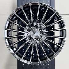 18 S580 Style Black Chrome Rims Wheels Fit Mercedes Benz C Class C240 C280 C320