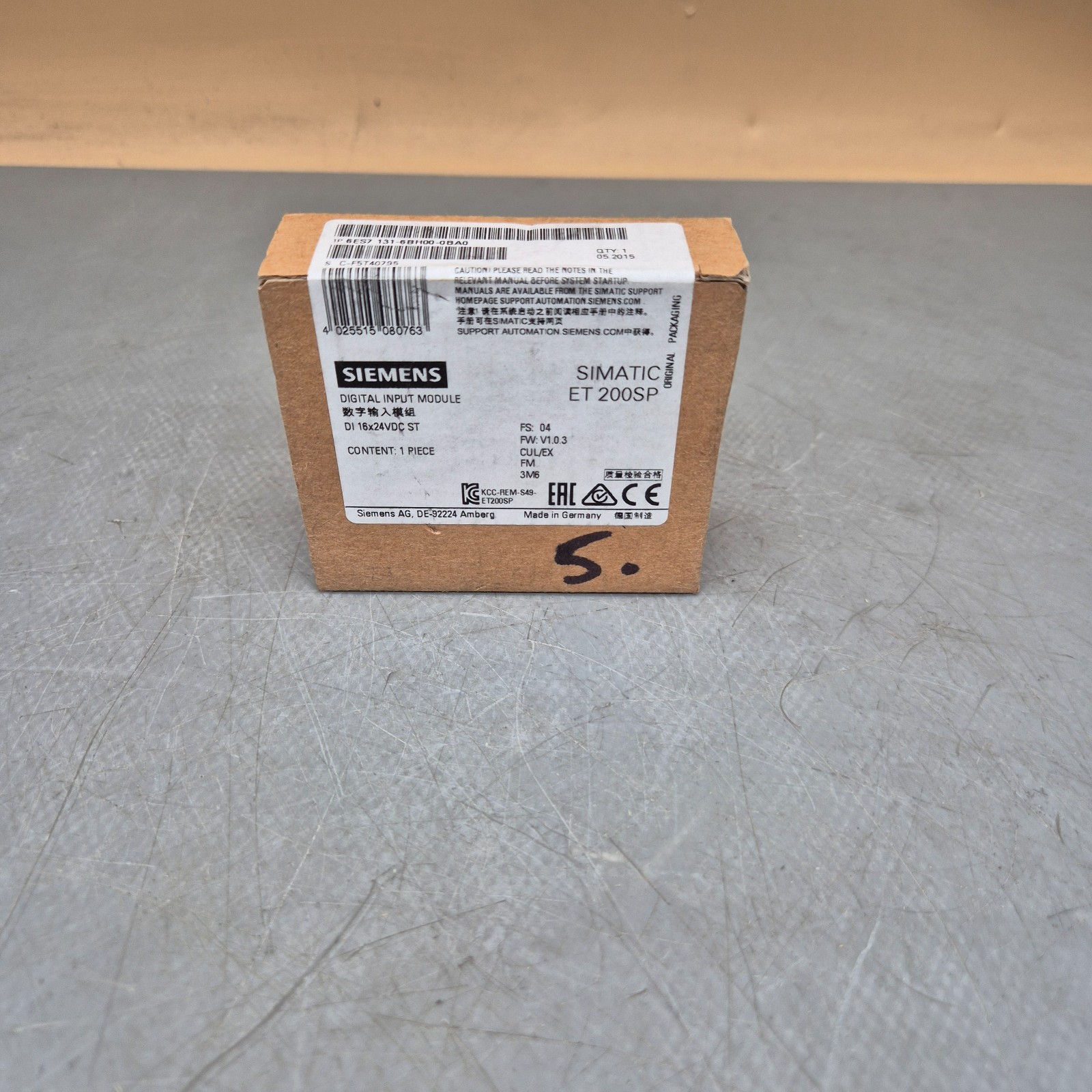 SIEMENS SIMATIC ET 200SP 6ES7 131-6BH00-0BA0 NEW BOX NO OPEN 6ES7131-6BH00-0BA0