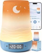 White Noise Sound Machine Baby  Adult Sleeping with Night Light  App Remote Co