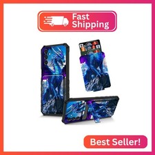 Dikoer for Samsung Galaxy S22 Ultra 6.8" Kickstand Case with Card Holder, Dual L