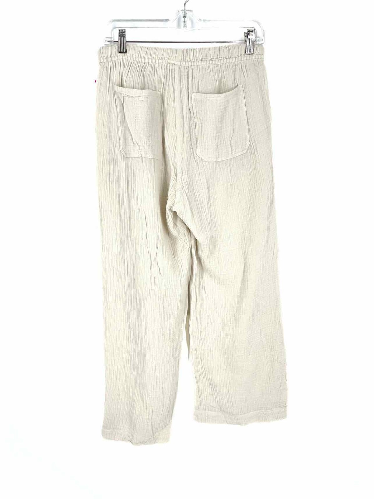 Splendid Size M Beige Drawstring Gauze Pants Pants - image 2