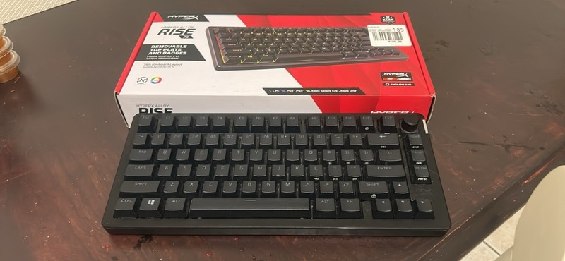 HyperX Alloy Rise 75 Gaming Keyboard Wired USB Illuminated QWERTY Black