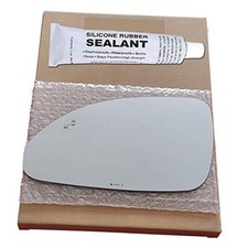 Driver Side Mirror Replacement Glass  Silicone for 2013-2017 Buick Enclave -