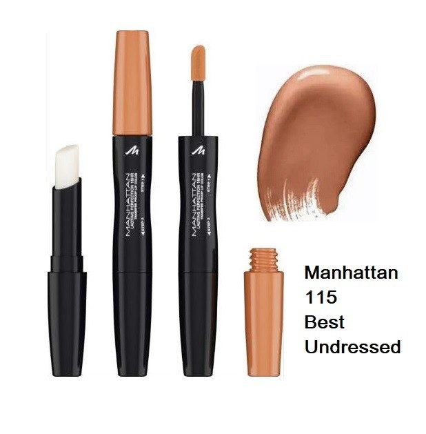 2X Manhattan Lasting Perfection Lip Color 16HR 115 Best Undressed ""Nude""