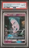 2017 POKEMON SUN & MOON SHINING LEGENDS SECRET #78 MEWTWO GX PSA 8