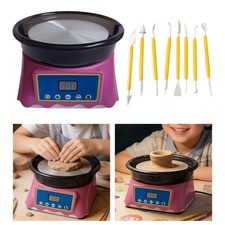 Kit fai da te per tornio da vasaio, arti e mestieri, piatto girevole 12 cm