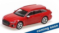 Minichamps 1:87 Audi Rs 6 Avant - 2019 - Red Metallic 870010010