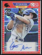 Peyton Wilson 2021 Leaf Pro Set 1989 Metal RC Auto #PA-PW1