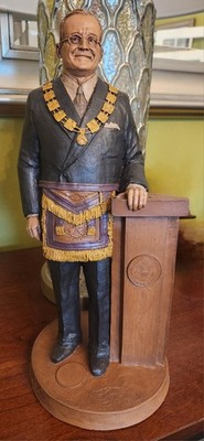 Rare Masonic - Ed# 1 - Tom Clark - US President Harry S Truman - approx 15'' tall