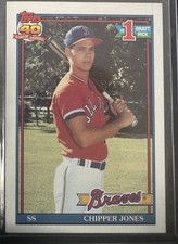 1991 Topps - Chipper Jones #333 (RC)