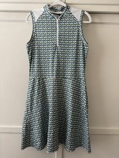 Ralph Lauren Women's Golf Dress Green Yellow Size Medium NWT $188