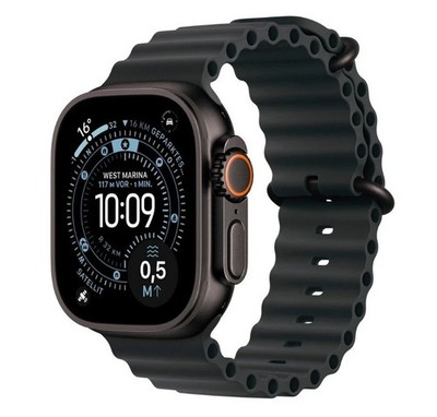 Apple Watch Ultra 3 5G 49mm Black Titanium Black Ocean Band   Neuwertig - OVP   