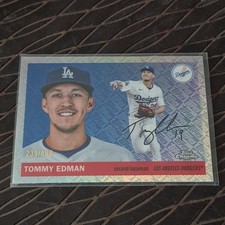 (/499) Tommy Edman 2025 TOPPS CHROME PLATINUM ANNIVERSARY Baseball Card 