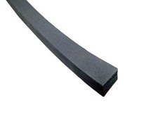 1" x 1" Neoprene Foam Rubber w/ Adhesive Back (1FT LENGTH) SKU #NFR100-1-AB