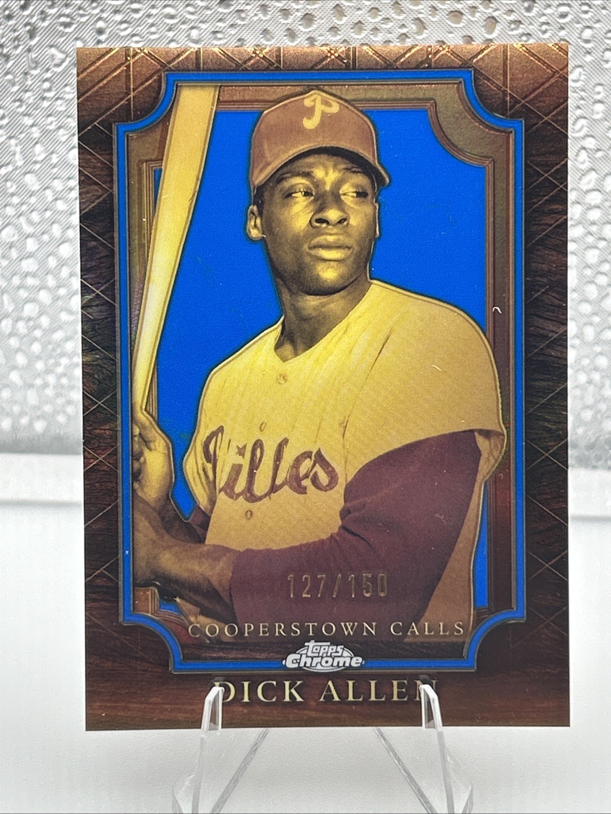 2025 Topps Chrome Cooperstown Calls Dick Allen Blue Refractor /150