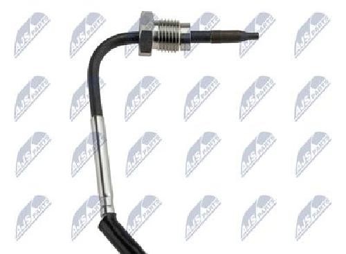 NTY Exhaust Gas Temperature Sensor EGT-AU-054 For Audi 490 mm Black Connector