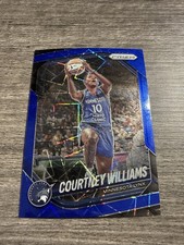2025 Panini Prizm WNBA #69 Courtney Williams Blue Velocity Prizm Minnesota Lynx