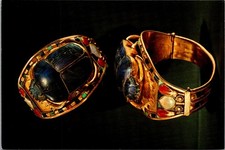 Scarab Bangle Egyptian Museum in Cairo Vintage Postcard TP12-17