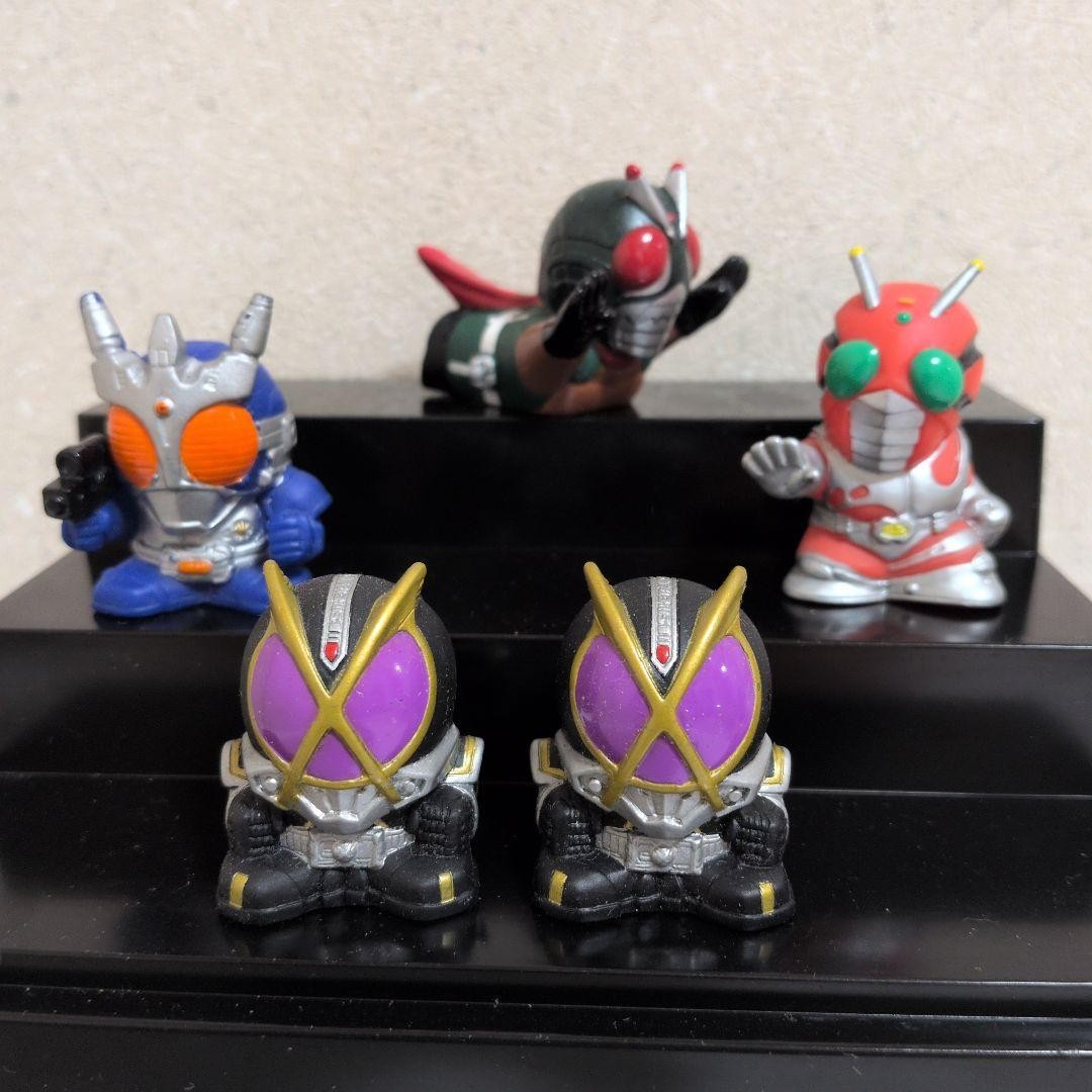 Kamen Rider Finger Puppet Mini Figure Set Of 5