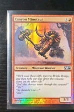Magic The Gathering  Canyon Minotaur Creature-Minotaur Warrior FOILD 