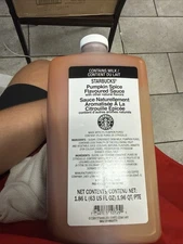  Starbucks Pumpkin Spice Sauce Syrup 1.86 Liter BB 02/26 Brand New