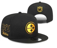 New NFL Team Pittsburgh Steelers Adjustable New Era Snapback 9Fifty Cap Hat