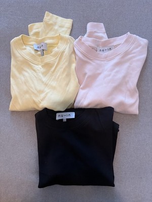 Nu In Women s Small Long Sleeve Cotton Top Bundle Of Three
