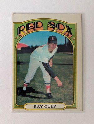 Ray Culp 1972 Topps #2 MLB Baseball Trading Card Boston Red Sox