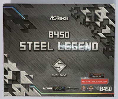 AsRock B450 Steel Legend AM4 ATX AMD DDR4 Motherboard