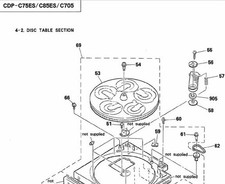 Sony Tray Belt for CDP-C77ES CDP-C87ES CDP-C211 CDP-C705 CDP-C715 with Tracking 