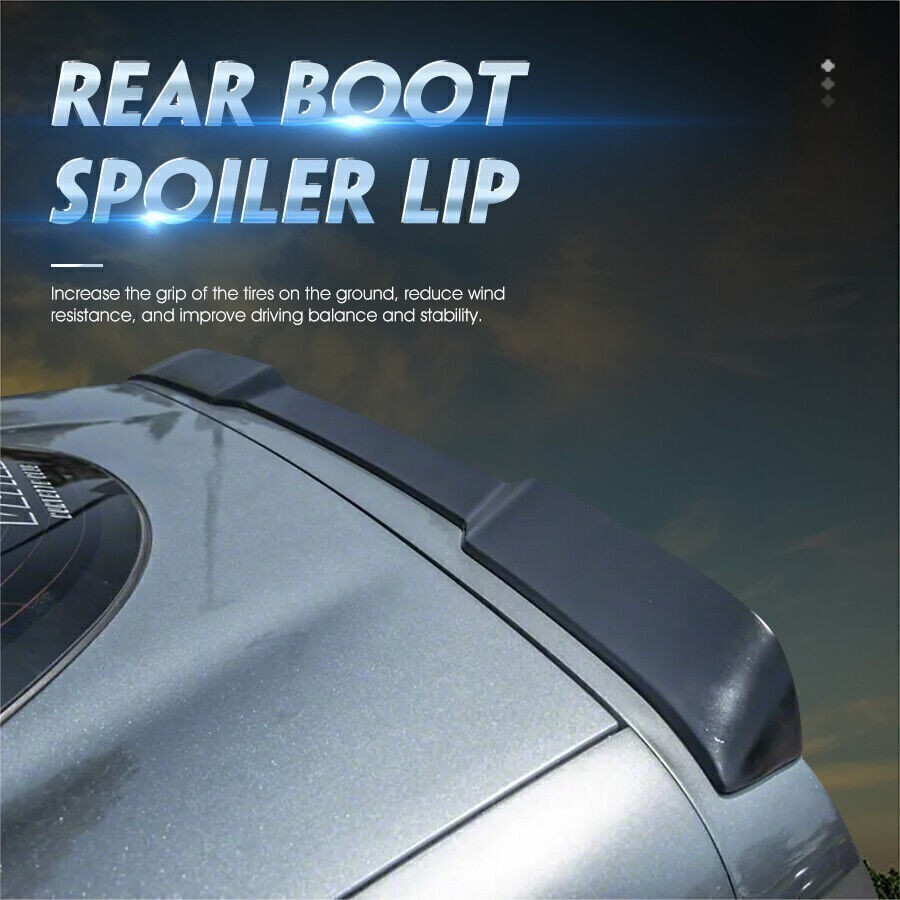 Glossy Black For 1997-04 Corvette C5 Rear Trunk Spoiler Wing ZR1 Extended Style