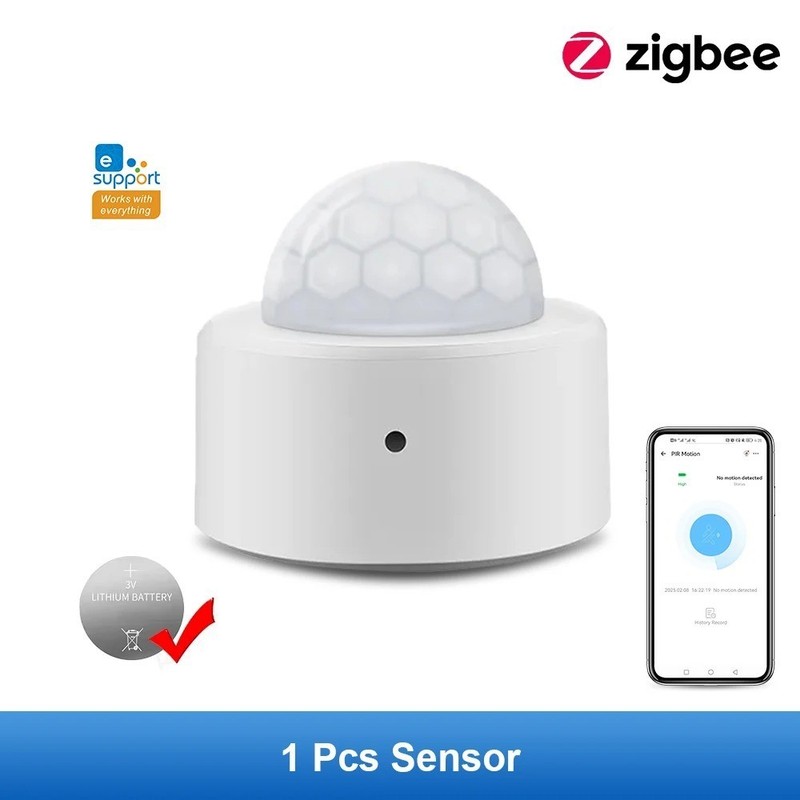 Tuya Zigbee Mini Smart Motion Sensor PIR Human Body Infrared Detector
