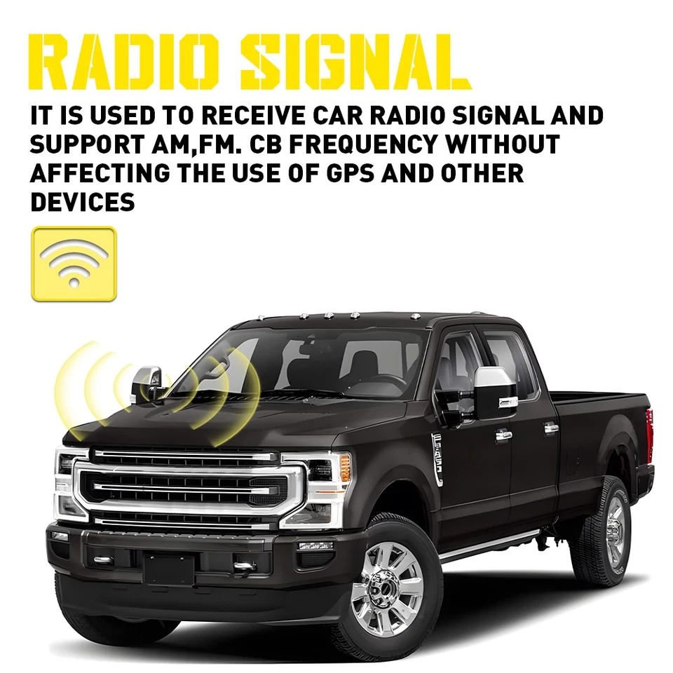 2pcs for Holden VE SS SV6 HSV Maloo Black 2in Stubby Antenna Aerial FM AM Roof - image 2 of 4