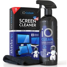 Complete 16oz Screen Cleaner Spray for Safe Cleaning of All Electronic Displays