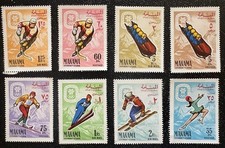 Manama: Ajman Dep. 1967,  Olympic Games, set of 8 MNH. Lot #03-06111