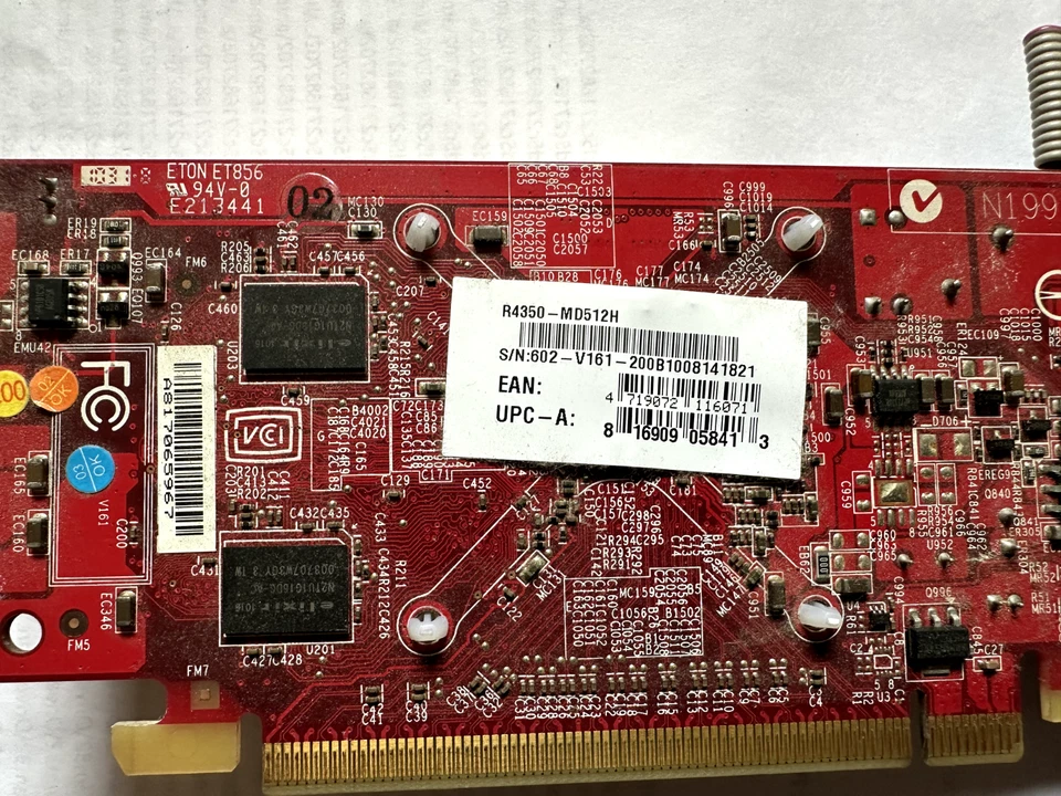 MSI ATI Radeon HD 4350 512MB DDR2 PCIe x16 Graphics Card P/N:R4350-MD512H Tested - Image 3 of 4