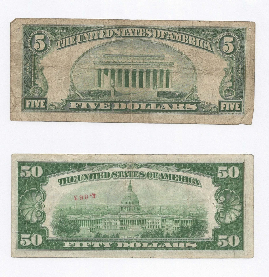 Assortment of Vintage Currency from 1923, 1934, 1935 & 1957 - Image 2 of 4