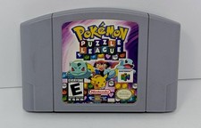 Pokemon Puzzle League (Nintendo 64 N64, 2000) Authentic - Tested & Working!