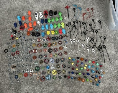 HUGE Beyblades Burst - Misc. Battling Tops and Launchers Lot