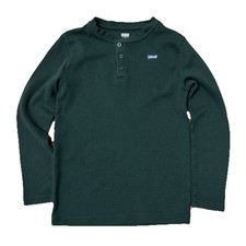 Levi Forest Green Long Sleeve Thermal Kids Size Large