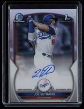 2023 BOWMAN CHROME PROSPECT AUTOGRAPHS REFRACTOR JOE VETRANO RC AUTO 016/499 LOS