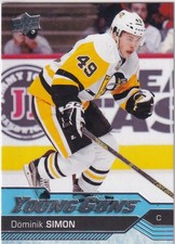 16/17 UD SERIES 2 DOMINIK SIMON YOUNG GUNS RC SP ROOKIE #469